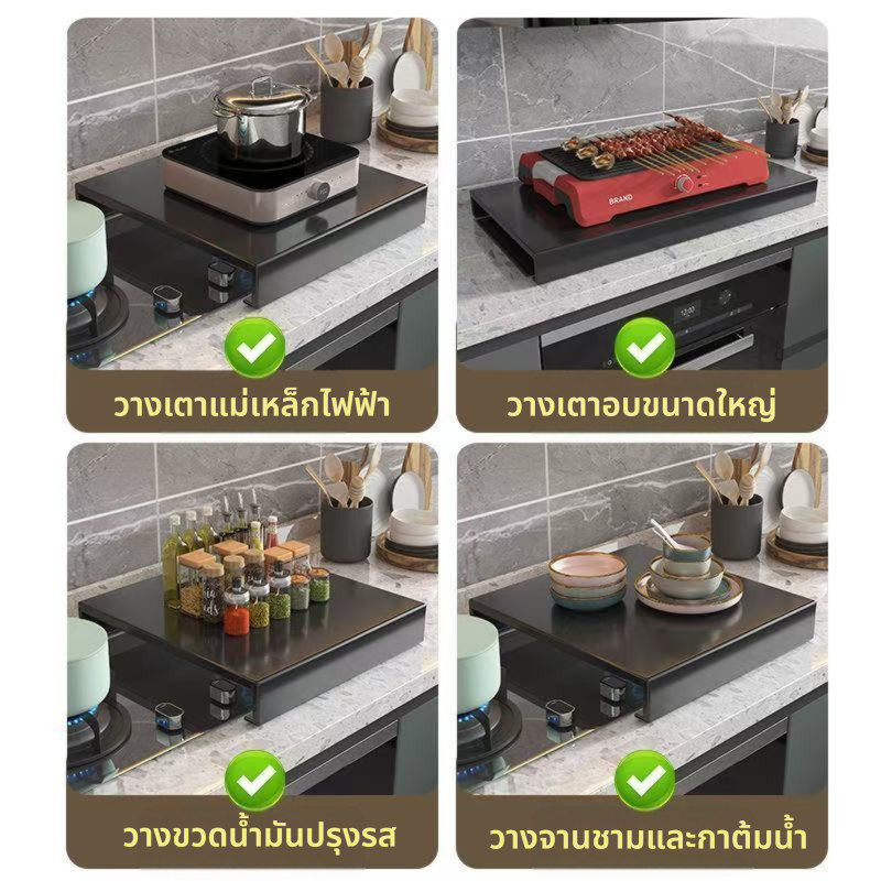 🔥🔥🔥[การจัดส่งที่รวดเร็ว]ที่ครอบเตา ฝาครอบเตาแก๊ส ที่ครอบเตาไฟฟ้า  ฝาครอบเตาแม่เหล็กไฟฟ้า ไม่ต้องติดตั้ง ประหยัดพื้นที่ - รูปที่ 2