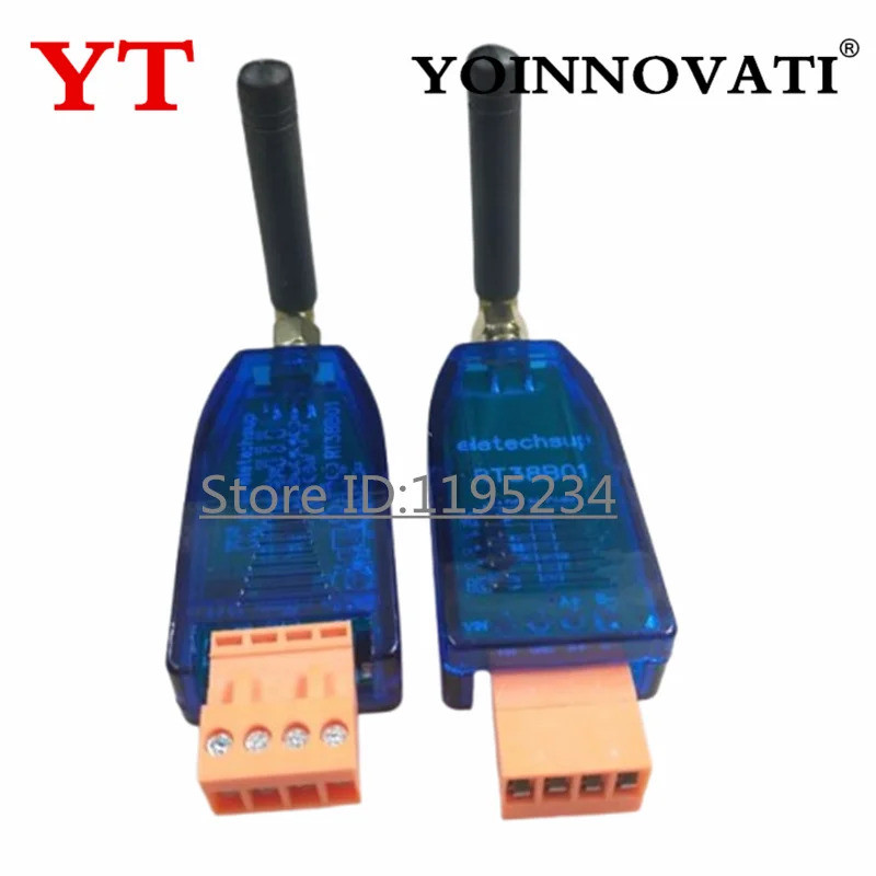 2 ชิ้น-5 ชิ้น RT38B01 VHF/UHF วิทยุโมเด็ม RS485 เครื่องรับส่งสัญญาณไร้สาย 20DBM 433 mhz เครื่องส่งสั