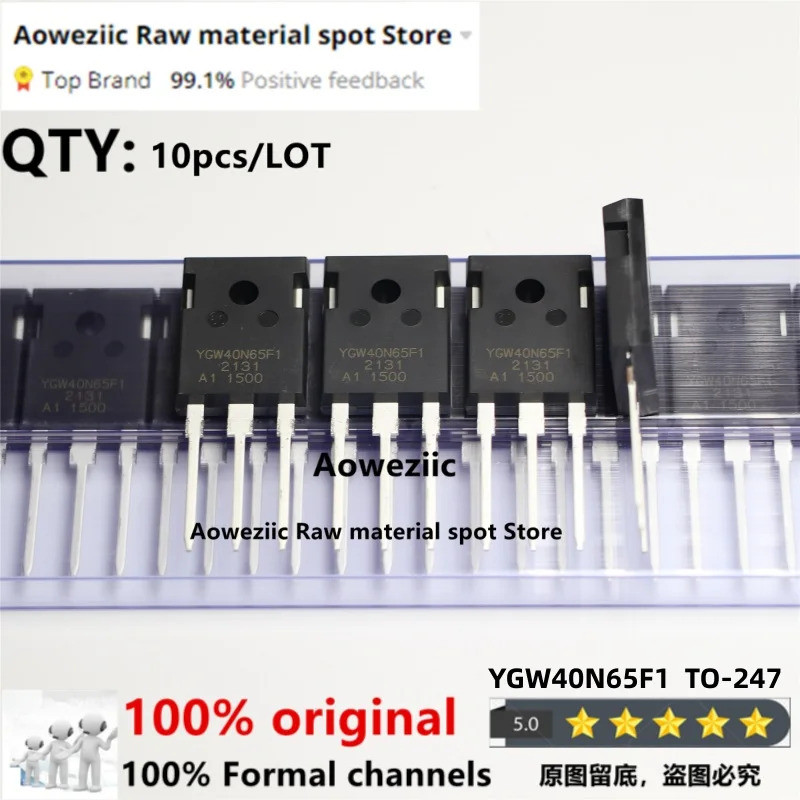 Aoweziic 2021+ 100% ใหม่นําเข้า Original YGW30N65F1 YGW40N65F1 YGW40N120F1 YGW60N65F1 YGW60N65T1 YGW