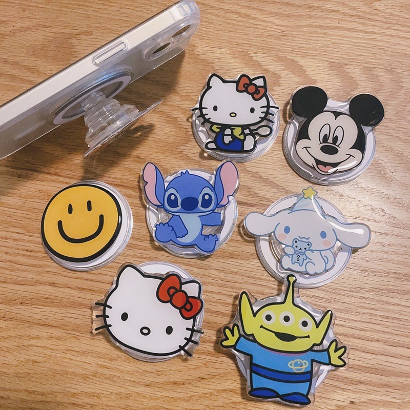 giptok แม่เหล็ก กริปเปอร์แม่เหล็ก เฉพาะการ์ตูน magsafe ถุงลมนิรภัยแม่เหล็กใช้ได้ทั่วไปที่วางโทรศัพท์