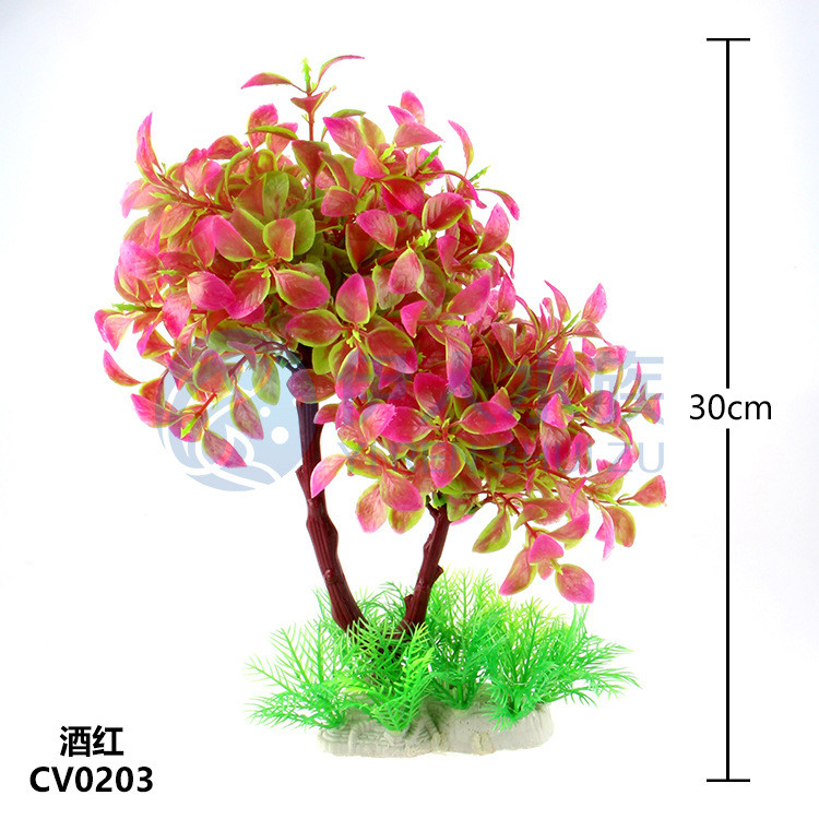 10.16 Yiren Aquarium Supplies Fish Tank Aquarium ภูมิทัศน์จําลองพืชน้ํา CV