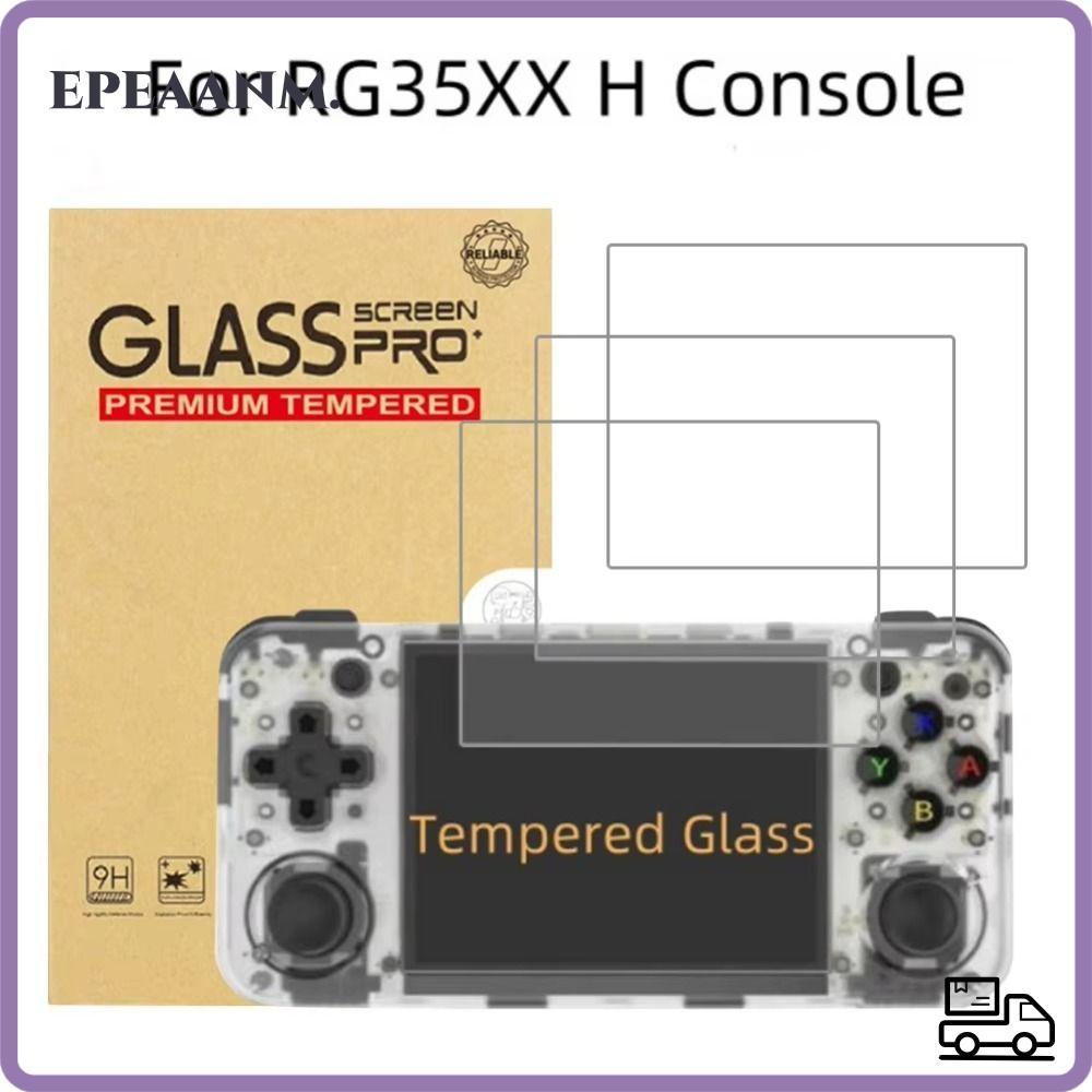 EPEAA กระจกนิรภัย, HD ฟิล์มกันรอยหน้าจอทนทาน, 2024 9H Anti-Scratch Resist Film สําหรับ Anbernic RG35