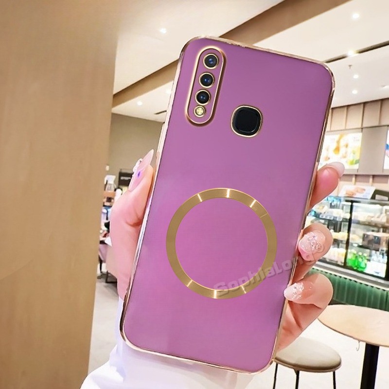 สําหรับ VIVO 1916 1906 1915 1901 1902 1904 1940 V1901 V1902 V1928A V1934A V1941A นุ่มชุบโลหะฝาครอบแม