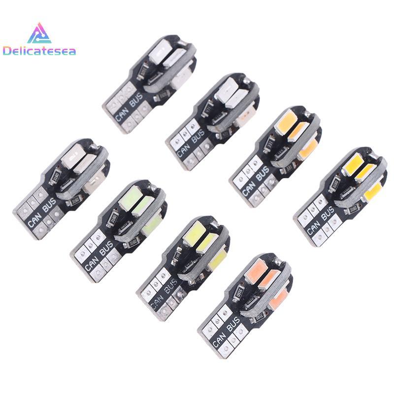 [Delicatesea] 10 ชิ้นรถยนต์ Led T10 หลอดไฟ 5730 SMD ถอดรหัสไฟอ่านหนังสือความกว้างไฟแสดงสถานะป้ายทะเบียนไฟขนาดเล็กใหม่