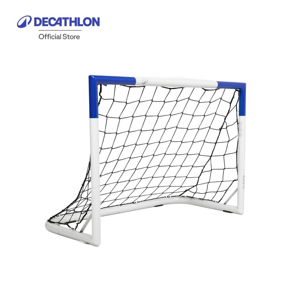 Decathlon Small Football Goal By Kipsta - 95X70Cm ประตูฟุตบอลขนาดเล็ก รุ่น Classic 500 - White/Blue
