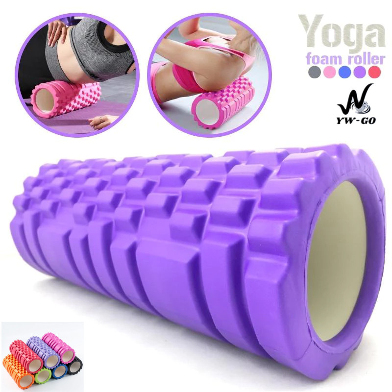 Yoga Foam Roller Massage 8x26CM โฟมลูกกลิ้งโยคะ โฟมโยคะออกกำลังกาย สำหรับเล่นกีฬา ฟิตเนส G3610