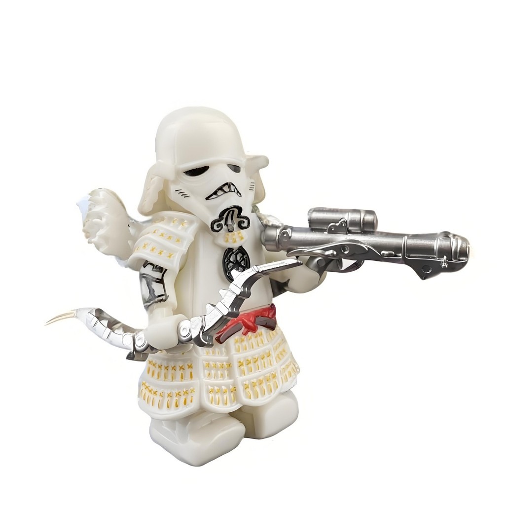 Storm White Soldier Samurai Third Party Building Block ของเล่น Star Wars Exclusive Supply ใช้งานร่วม