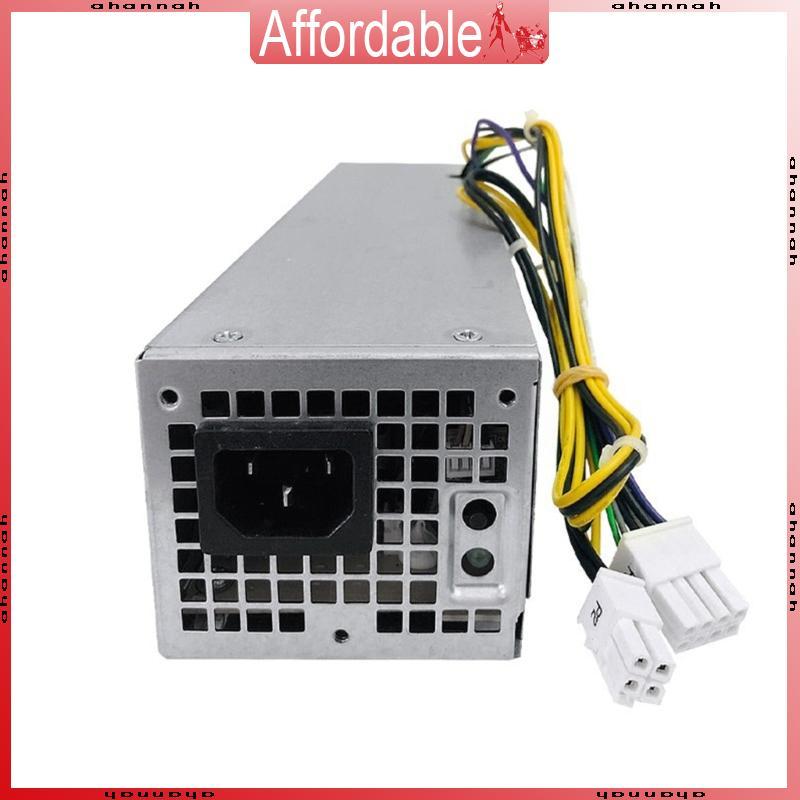 AH 4Pin + 8Pin 255W แหล่งจ่ายไฟคอมพิวเตอร์เปลี่ยนแหล่งจ่ายไฟสําหรับ Dell 3020 7020