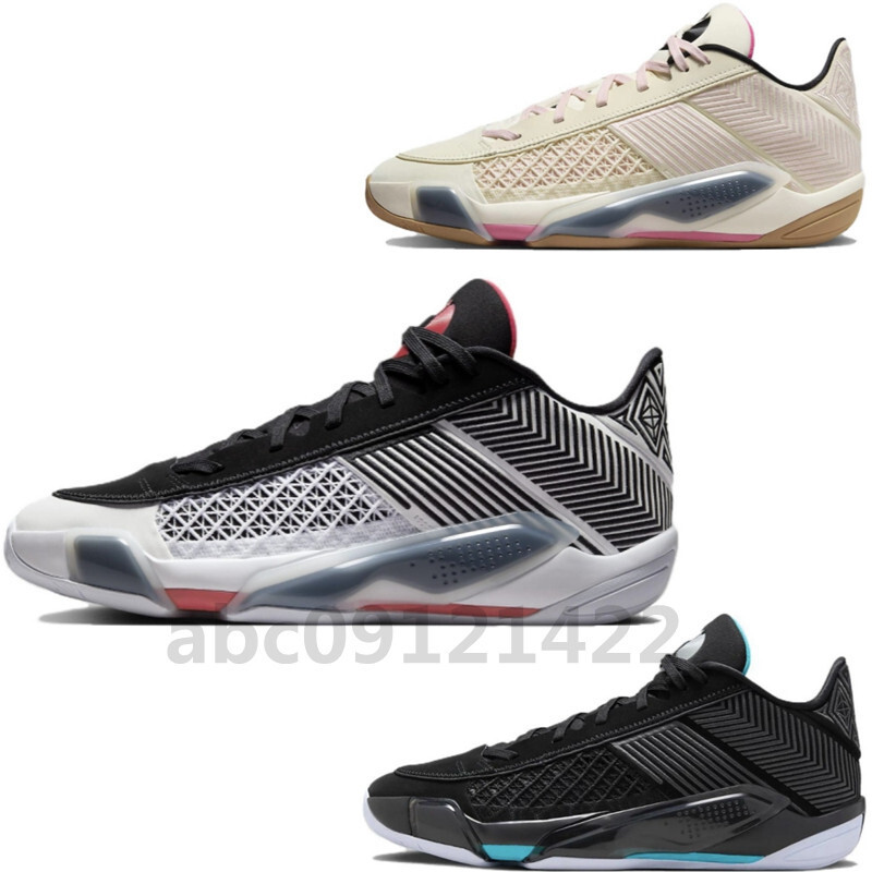 รองเท้าบาสเก็ตบอลผู้ชาย Jor Don 38 Low PF AJ38 น้ำหนักเบา วัสดุระบายอากาศได้ดี มีระบบป้องกันการลื่นไ