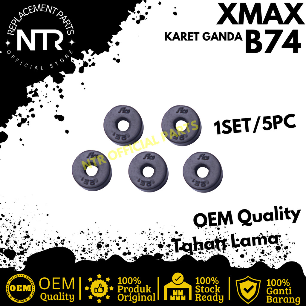 ชุดยางคู่ ชุดคลัชยาง X Max 1 ชุด 5 ชิ้น NTR Parts Official