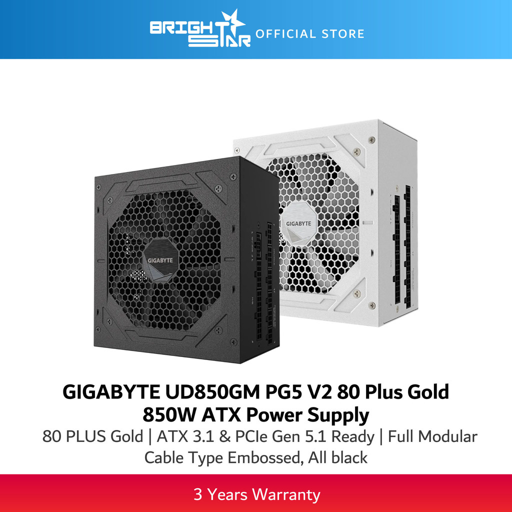 GIGABYTE UD850GM PG5 V2 850W Gold ATX Power Supply