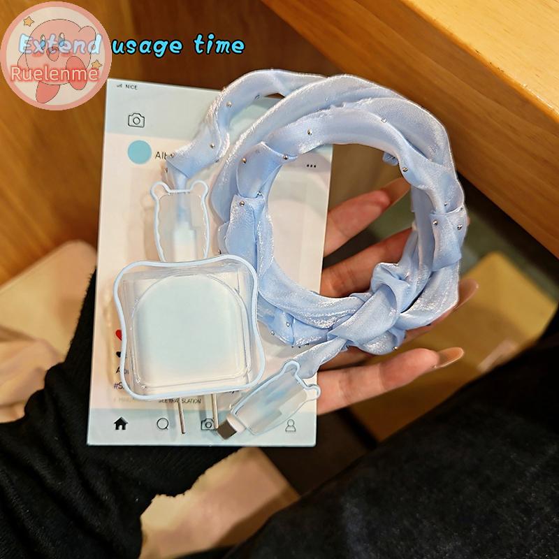 Vealme สําหรับ iPhone Charger Protector กรณี 18W 20W Anti Break Scratch Proof สายชาร์จป้องกันเชือก W