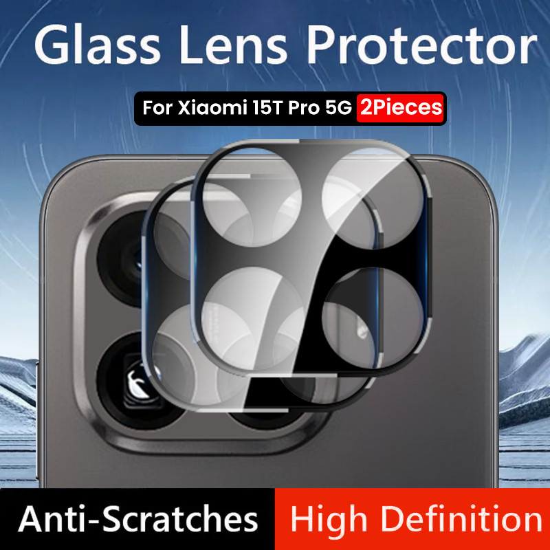 สําหรับ XIAOMI MI 15T / MI 15T PRO / MI 14T / MI 14T PRO TEMPERED GLASS CAMERA 3D FRAME HD CLARITY F