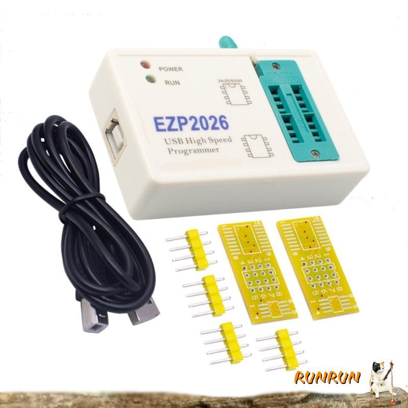 RUNN EZP2023 Fast Speed 12Mbps USB Programmer พร้อมชิปตําแหน่งการตรวจจับสําหรับ 25 แฟลช 25 EEPROM 24