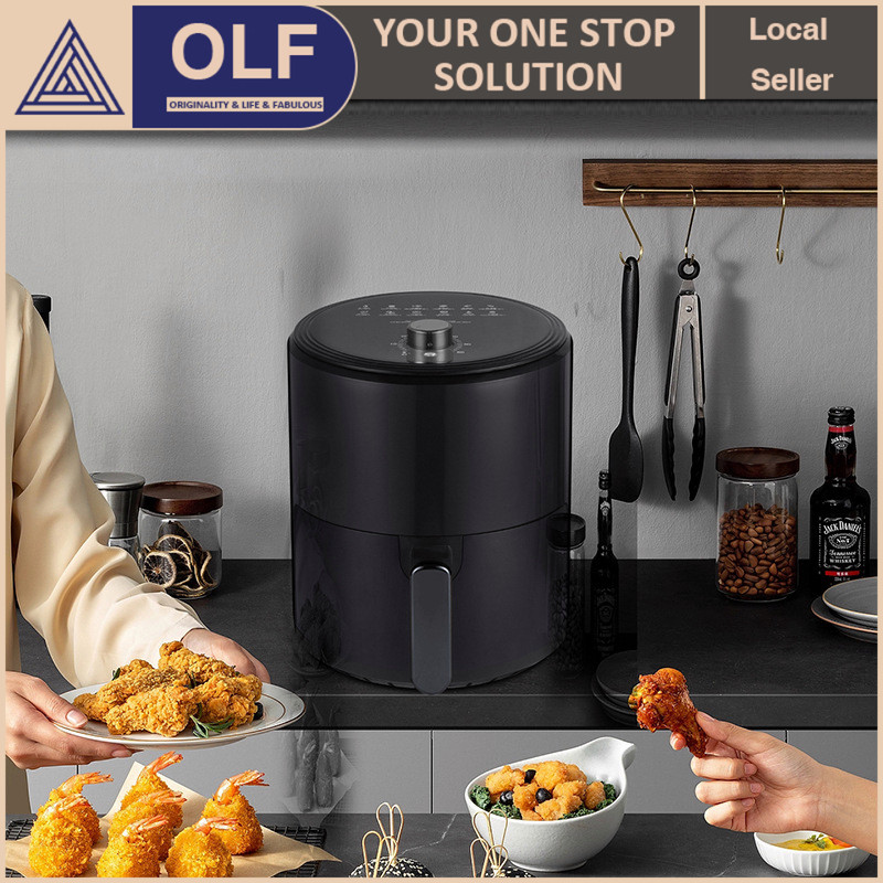 หม้อทอดอากาศอัจฉริยะ หม้อทอดไฟฟ้าไร้น้ํามัน 8L Air Fryer เตาอบในครัวเรือน Air Fryer เครื่องทอดอัตโนม