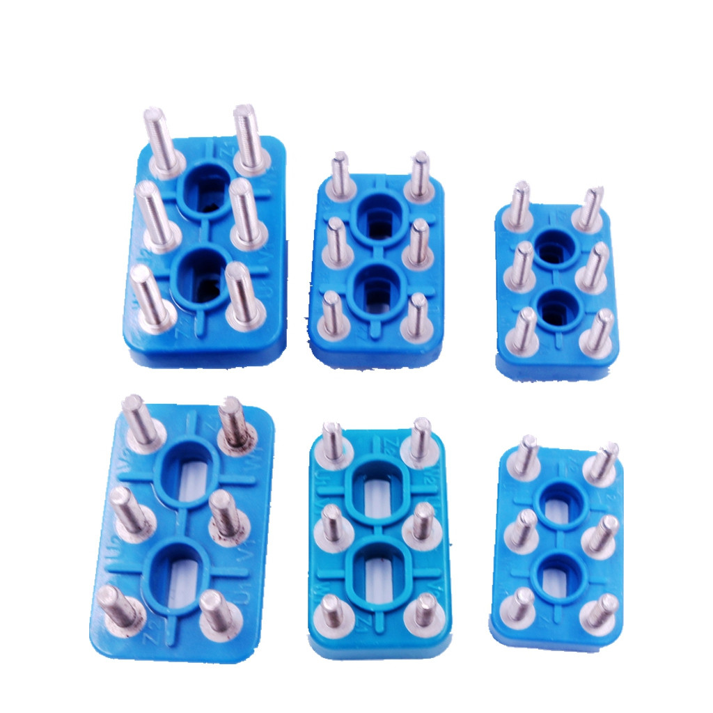 คอลัมน์เพิ่มความสูงเฟสเดียวขั้วมอเตอร์ 18/20 มม. รูคงที่ M4 สกรูก้านปั๊มน้ํา Terminal Board MS แบน