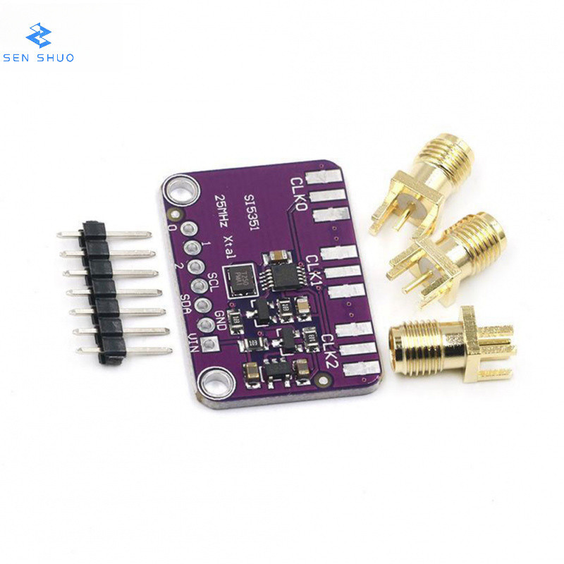 SI5351 สัญญาณความถี่สูง Square Wave ความถี่เครื่องกําเนิดไฟฟ้าสัญญาณ 5351 Si5351A