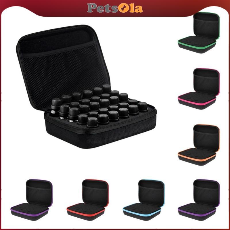 [PETSOLA] กระเป๋าเดินทาง Oil Er Organizer S 5ml 10ml 15 Ml 30 ขวดและขวดลูกกลิ้ง