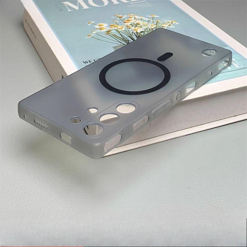 เคส TPU แบบนุ่มชาร์จไร้สายบางเฉียบสําหรับ RedMagic 10 10S Pro Plus เคสโทรศัพท์มือถือกันกระแทกป้องกันลายนิ้วมือ
