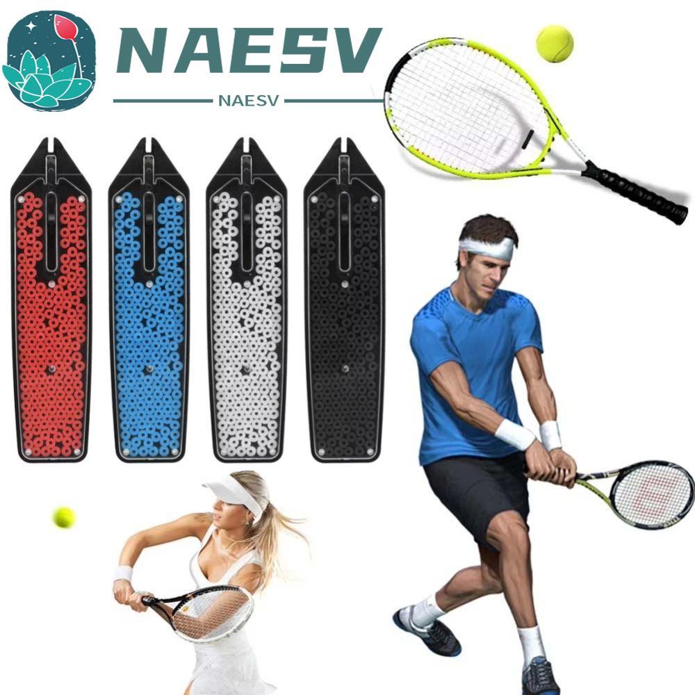 NAESV Tennis Cross String Saver, โช้คอัพล็อค String Saver, ใช้งานง่ายน้ําหนักเบาเปลี่ยนแบดมินตัน Str