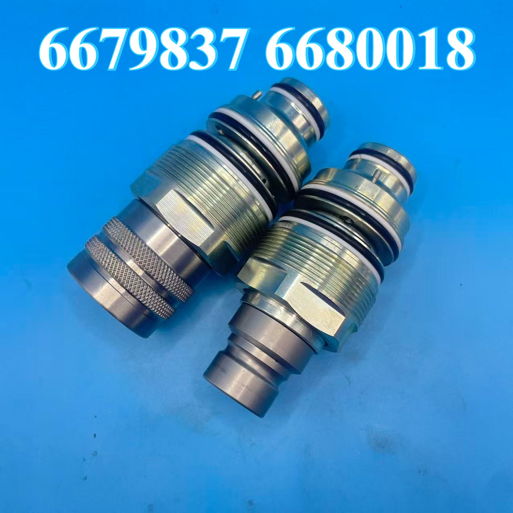 6679837 6680018 ข้อต่อเชื่อมต่อไฮดรอลิกอย่างรวดเร็ว 46 มม. สําหรับ Bobcat 753-883/ A220 - A770/S130 
