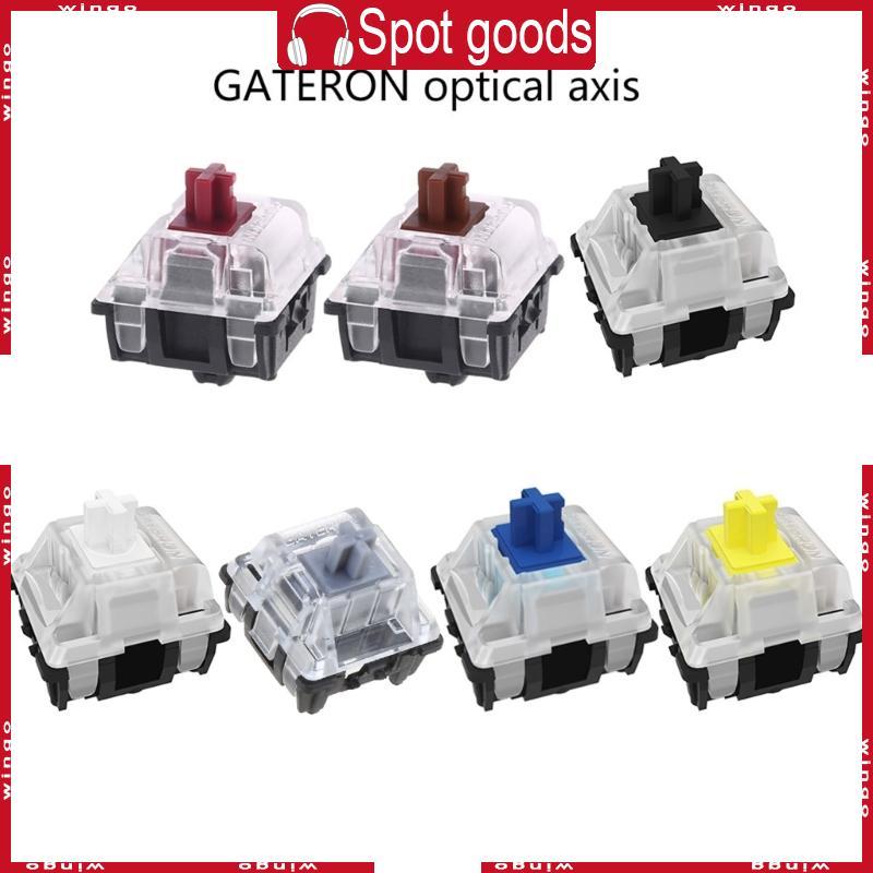 WIN Optical Switches เงียบเงินสีเหลืองสีแดงสีน้ําตาลเปลี่ยนสําหรับคีย์บอร์ดสวิตช์ออปติคัล SK61 SK64 