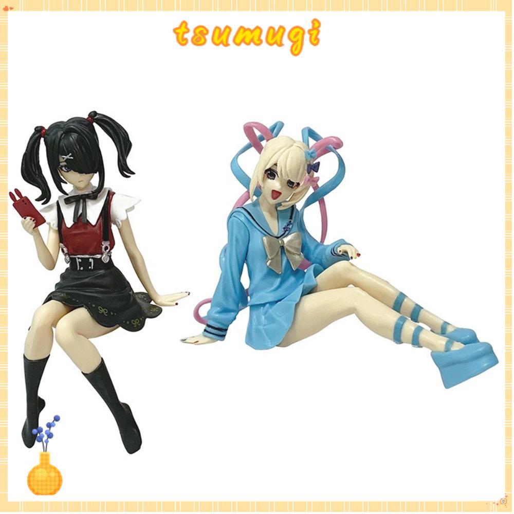 TSUMUGI ตุ๊กตา, Ame-chan NEEDY STREAMER PVC เครื่องประดับ, การ์ตูน 8 ~ 13 ซม. OMGkawaiiAngel-chan Su