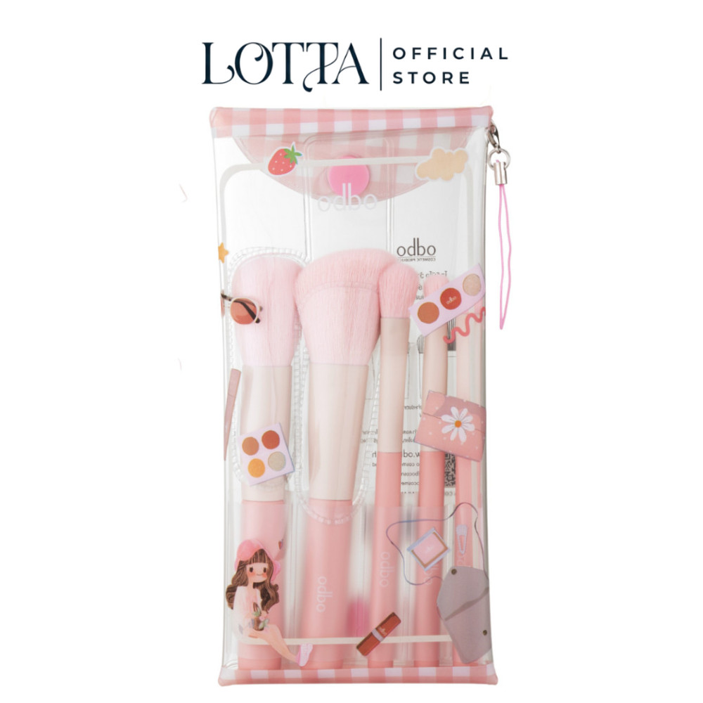 OD8060 ODBO WOW BEAUTY SET เซ็ต แปรง 5 ชิ้น