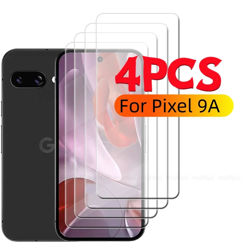 4/3/2/1 ชิ้นสําหรับ Google Pixel 9a แก้วสําหรับ Google Pixel 9a กระจกนิรภัยโปร่งใส 9 H Hd Clear ฝาคร