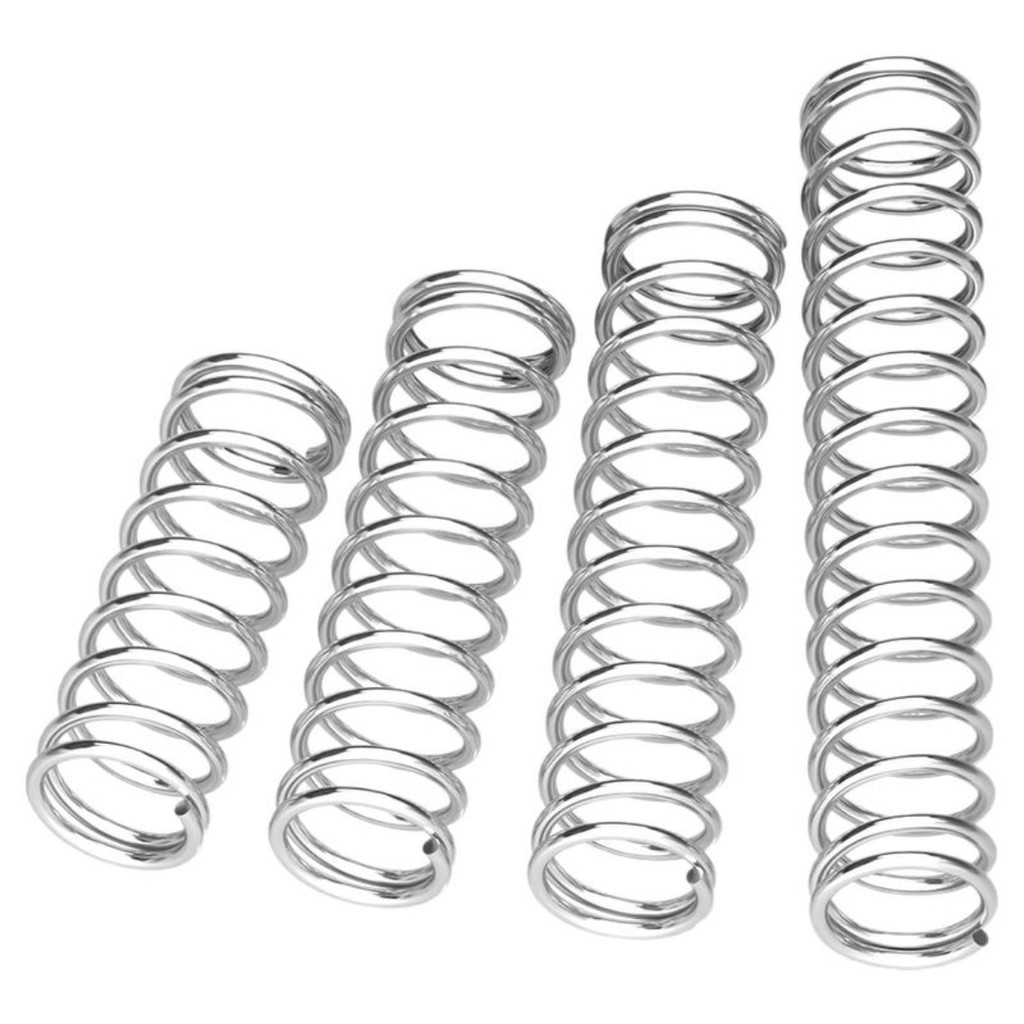 (CWJ-)304 สปริงบีบสแตนเลส d0.4mm * OD3-10mm แรงดันแรง สปริงคืน สปริงบีบอัด ป้องกันความเมื่อยล้า