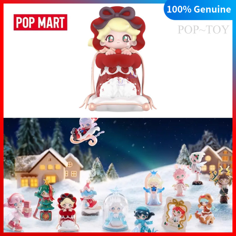 POPMART Azura Warm Christmas Series Figures pop mart azura blind box collectible figurine decorative