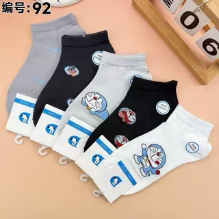 โดเรมอนลายสุ่ม 10 คู่. ผ้าดี คุณภาพดี 10 คู่ 89 บาท ใส่ไซซ์ 38-43