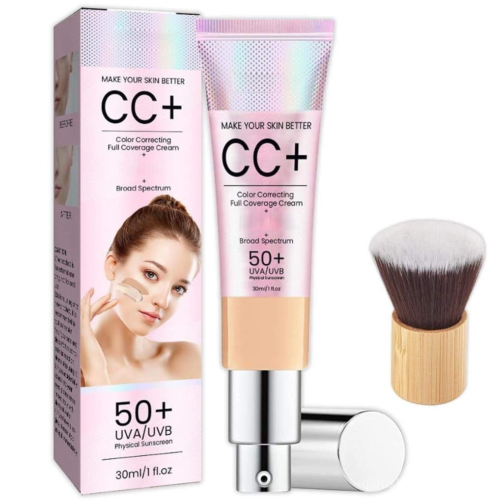 Cc Cream Self Adjusting For Mature Skin Tone Adjusting SPF 50 Primer Moisturizing Skin คอนซีลเลอร์ B