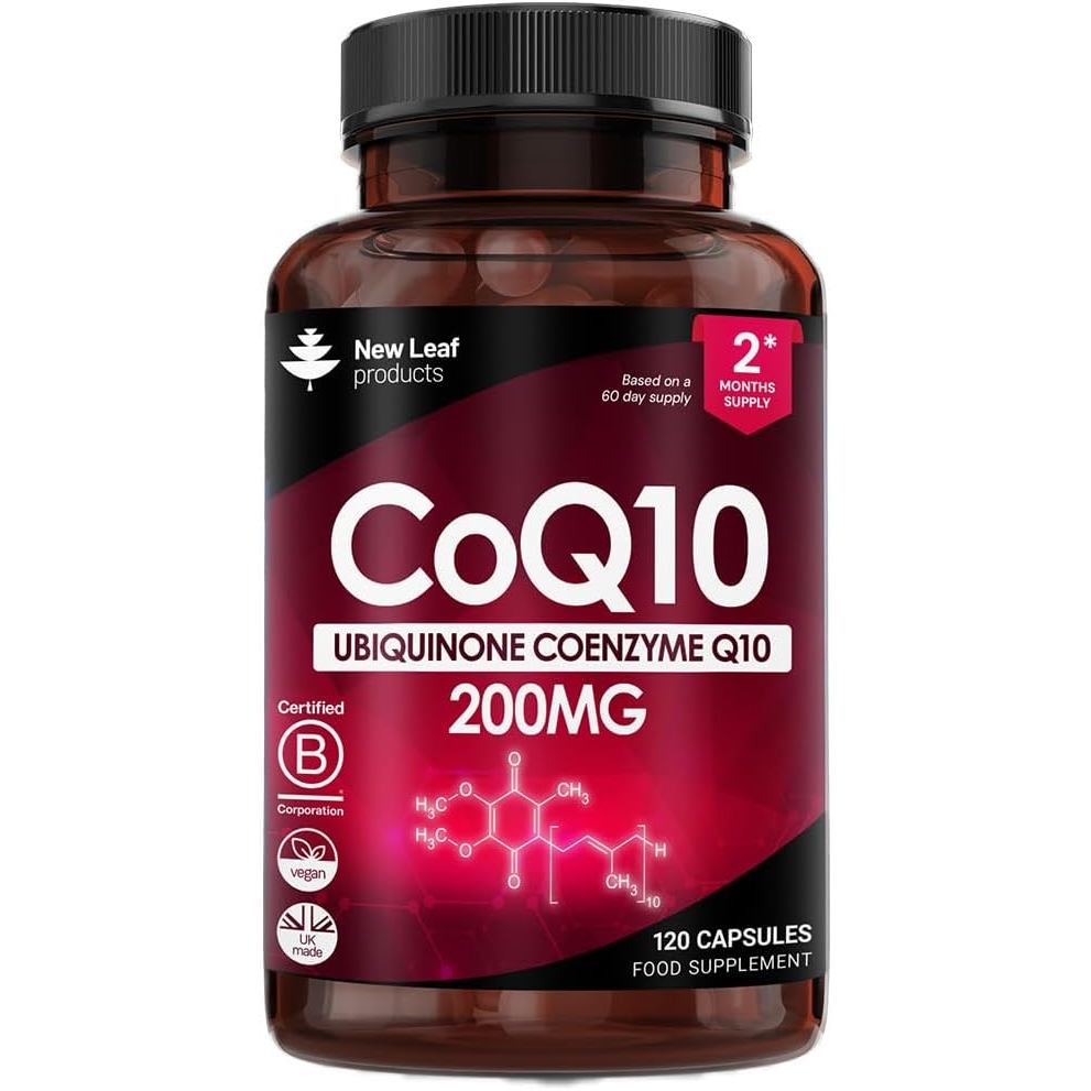 อาหารเสริม CoQ10 200 มก. - Co Enzyme CQ10 120 แคปซูลมังสวิรัติ อาหารเสริม Ubiquinone Q10 ความแข็งแรง