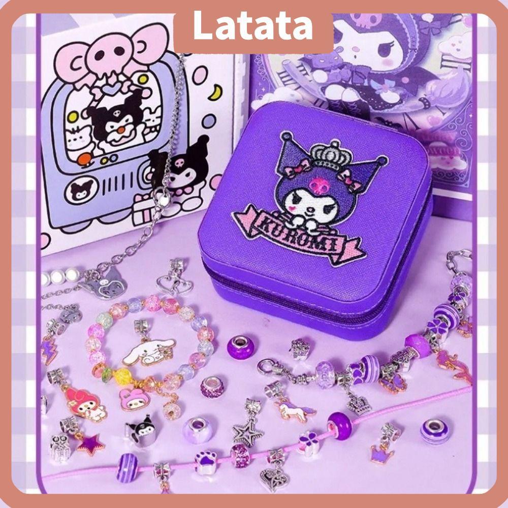เครื่องประดับ สถานะ สีม่วงสีชมพูสีฟ้าการ์ตูน ทําเอง สร้อยข้อมือเครื่องประดับเครื่องประดับเครื่องประดับลูกปัดโลหะผสมน่ารัก
