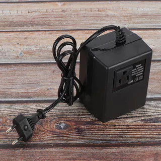 200W หม้อแปลงไฟฟ้าแปลงแรงดันไฟฟ้า AC 220V ถึง 110V EU Plug Adapter