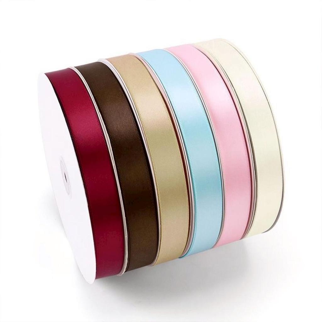 ริบบิ้นผ้า เนื้อผ้าซาติน กว้าง 2 ซม. ริบบิ้นทำดอกกุหลาบ ริบบิ้นสำหรับตกแต่งของขวัญและประดับสิ่งของต่างๆ อุปกรณ์DIY - รูปที่ 7