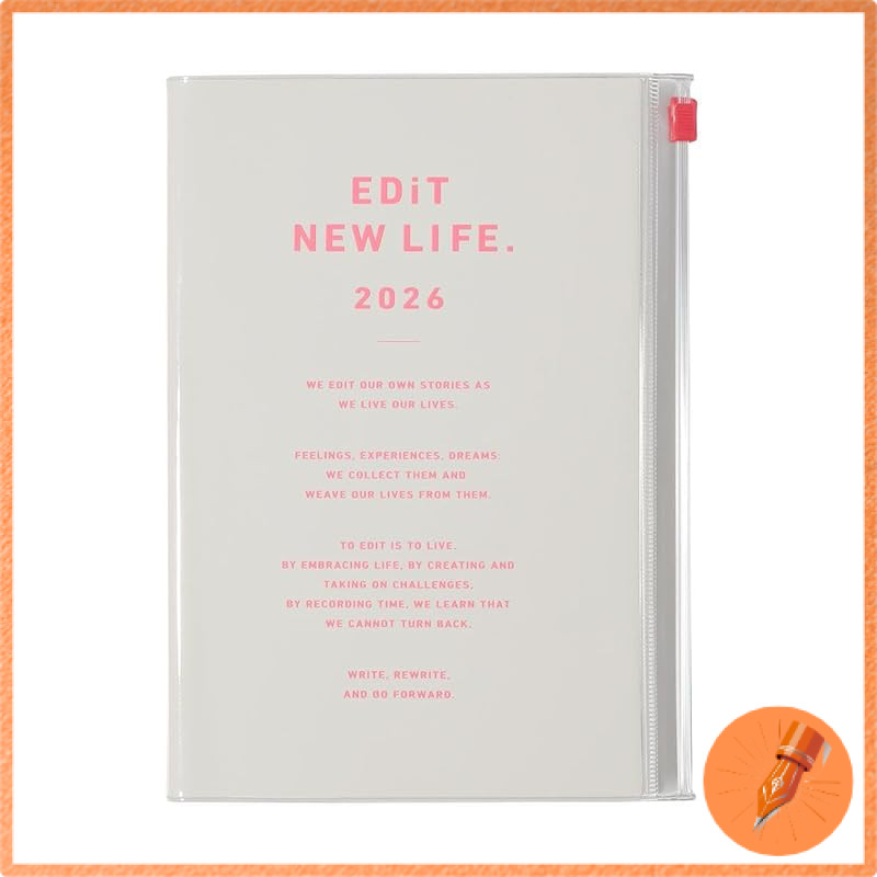 2026 Daily Planner with Typo Pocket B6 Variant