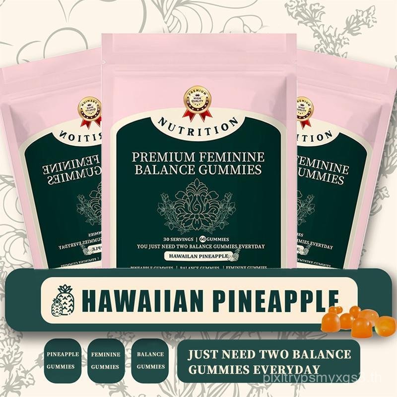 Vital Source Feminine Gummies, Pineapple Gummies for Women, Premium Feminine Balance Gummies, Femini