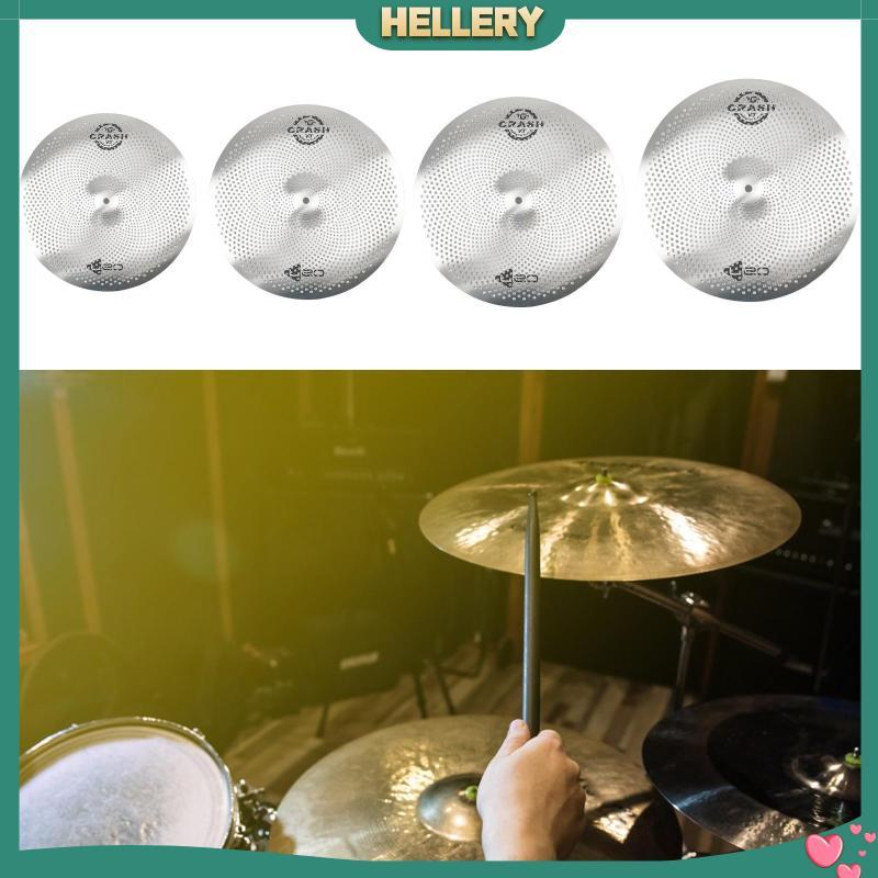 [HelleryTH] Cymbal ระดับเสียงต่ํา, Practice Cymbal, อุปกรณ์กลองสําหรับงานหนักสําหรับฝึกซ้อม Drmmer, 