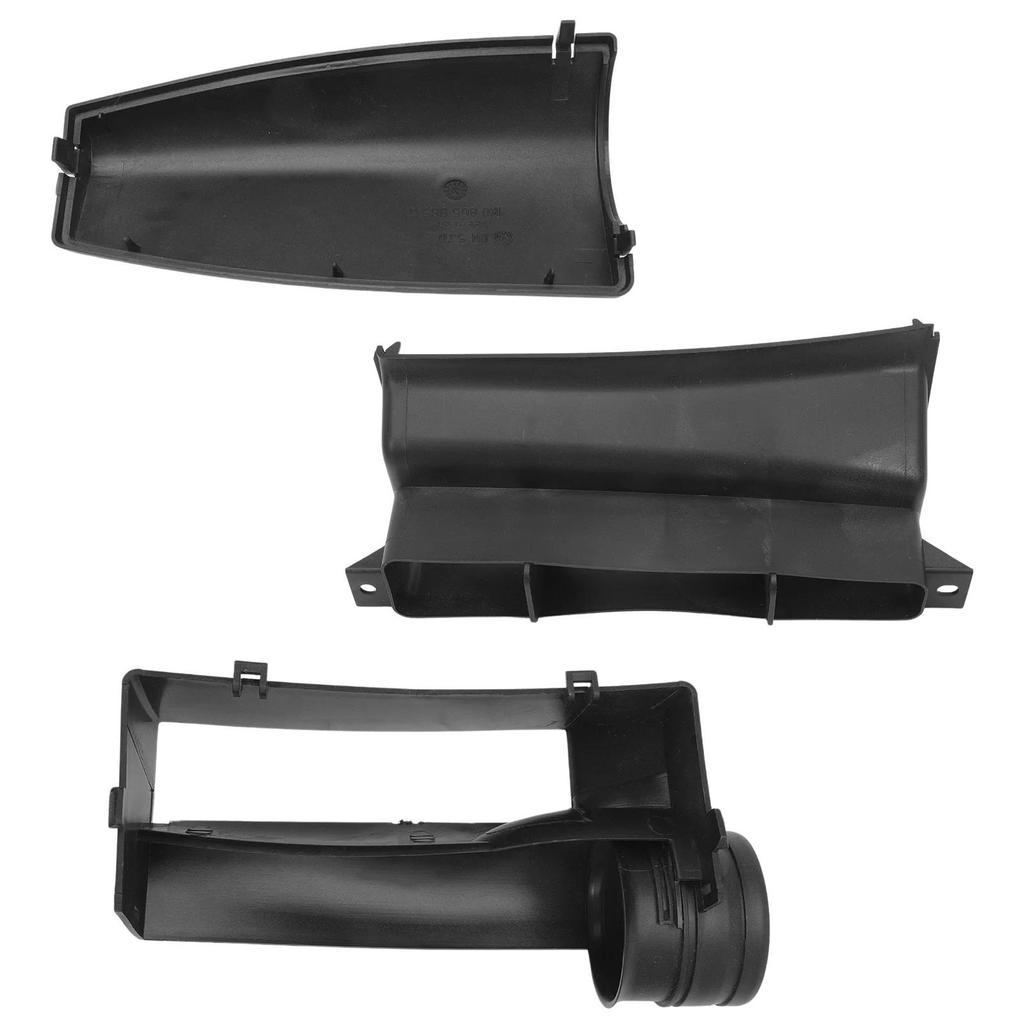 3 ชิ้นเครื่องยนต์ท่อไอดีสีดําชุดสําหรับ Audi A3 Jetta GLI GTI MK5 EOS 1K0805971C9B9 1K0805965J9B9 1K