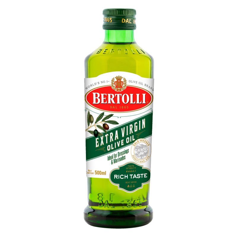 เบอร์ทอลลีน้ำมันมะกอกเอ็กซ์ตร้าเวอร์จิ้น 500มล. Bertolli Extra Virgin Olive Oil 500ml. [หมายเลขบาร์โค้ด 0041790001600 ]