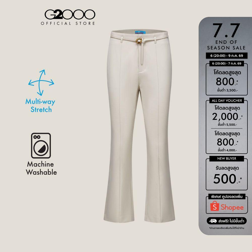 G2000 กางเกงขายาวสำหรับผู้หญิง Slim Boot รุ่น 5126911412 BEIGE