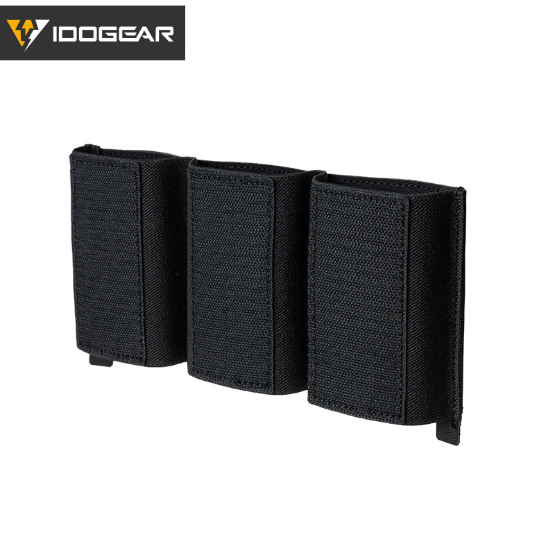 IDOGEAR Tactical Triple 556 Mag Pouch SS Style MK3/MK4/MK5 Front Panel Tactical Insert Mag Holder 35