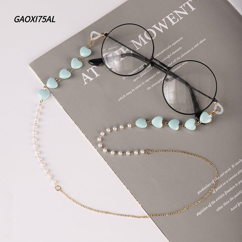 GAOXI75AL เชือกเส้นเล็กแว่นตาลื่นแฟชั่นแว่นตาอ่านหนังสือผู้ถือ Eye สวมใส่อุปกรณ์เสริมสายคล้องแว่นตากันแดด Lanyard