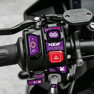 สําหรับ ZONTES 368G 2026 สติกเกอร์ปุ่ม Handlebar แผงสวิตช์สติกเกอร์ zontes 368g กันน้ําไวนิล Decals อุปกรณ์เสริมรถจักรยานยนต์