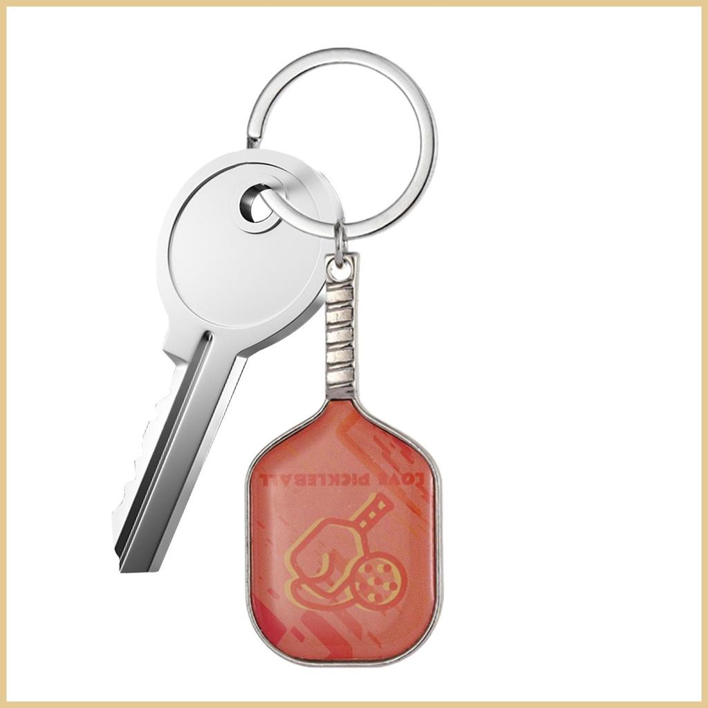 Pickleball Paddle พวงกุญแจกีฬา Pickleball Paddle พวงกุญแจโลหะ Pickleball Paddle Key Chain กีฬาสร้างส