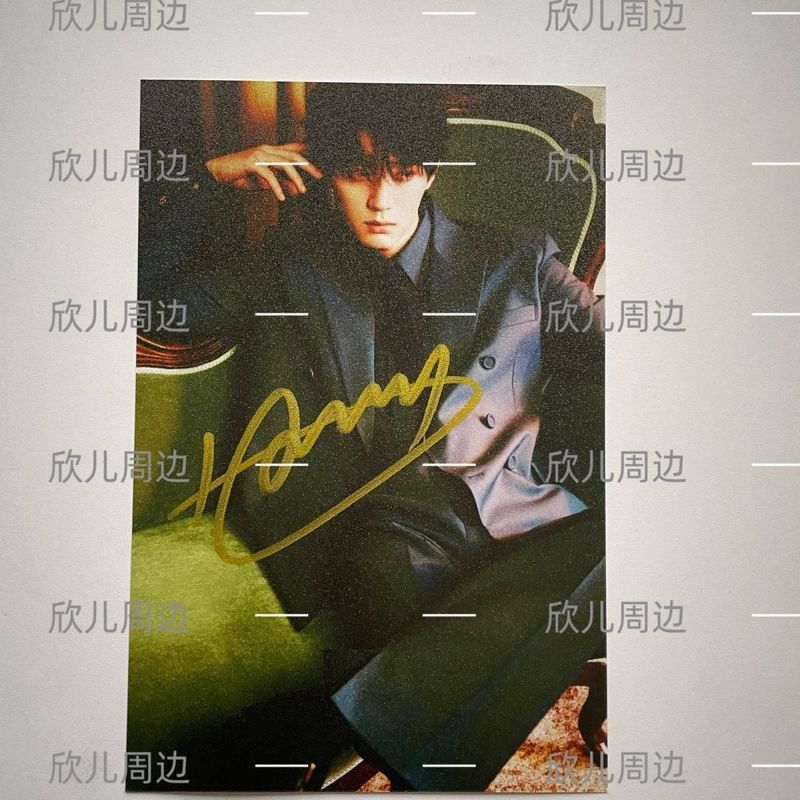 ข้อเสนอพิเศษจํากัดเวลา!Zhou Yiran ภาพถ่ายพร้อมลายเซ็น Zhou Yiran ภาพถ่ายลายเซ็น Zhou Yiran สินค้าลาย