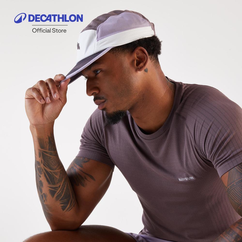 Decathlon Kiprun Men'S And Women'S Running Cap หมวกแก๊ปวิ่งสำหรับผู้หญิงและผู้ชาย - Blue/White/Purple