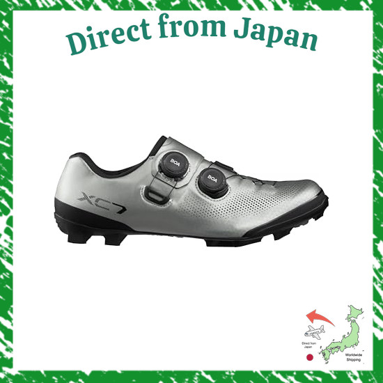 Direct From Japan SHIMANO Cycling Shoes SH-XC703 Silver 44.0 (27.8 cm) Wide